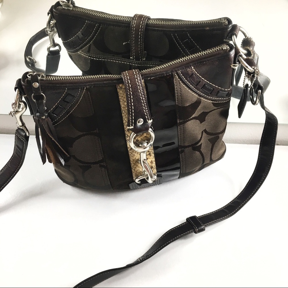 Coach Crossbody Python Crossbody Bag! - image 2